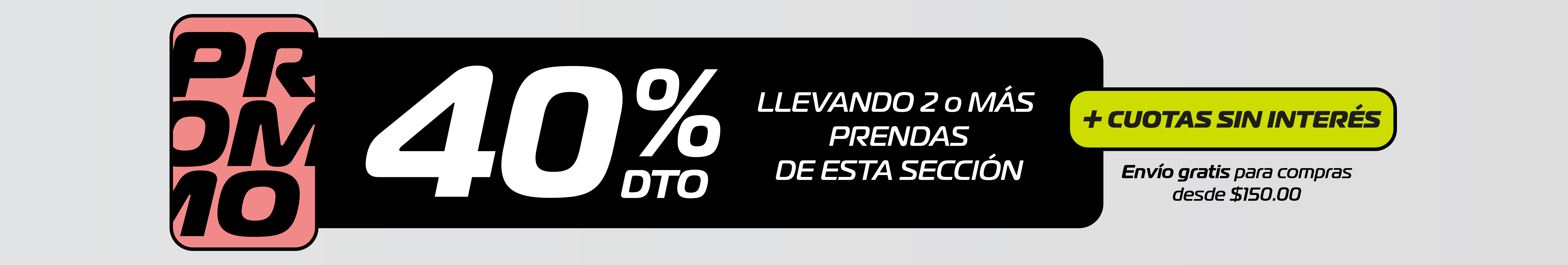 Promo 2x40%